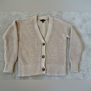 Banana Republic Knit Cardigan in Cream XS